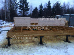 Дом 9х6 из бруса под ключ в СНТ Мыслинка