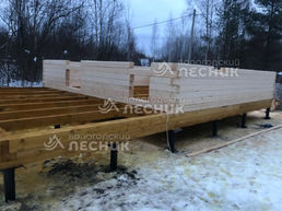 Дом 9х6 из бруса под ключ в СНТ Мыслинка