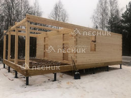 Дом 9х6 из бруса под ключ в СНТ Мыслинка