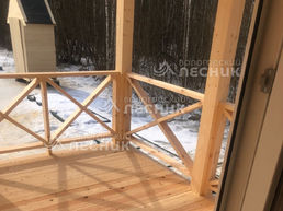 Дом 9х6 из бруса под ключ в СНТ Мыслинка