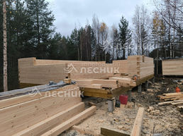 Дом 7х6 из бруса под ключ в д. Долгие Бороды