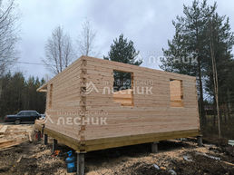 Дом 7х6 из бруса под ключ в д. Долгие Бороды