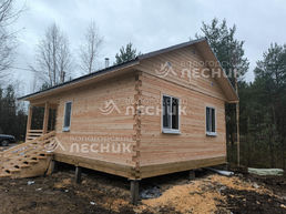 Дом 7х6 из бруса под ключ в д. Долгие Бороды