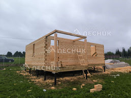 Дом 8х6 из бруса под ключ в д. Прокудино