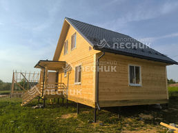 Дом 8х6 из бруса под ключ в д. Прокудино