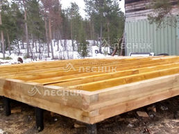 Дом 8х8 из бруса под ключ в 1-й Лодочный кооператив.