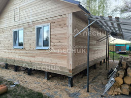 Дом 8х6 из бруса под ключ в СНТ Союз