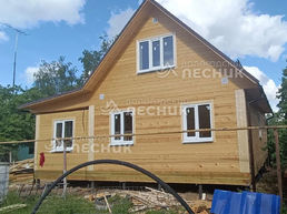 Дом 9х9 из бруса под ключ в с. Шилово