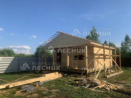 Баня 7.5х6 из бруса под ключ в г. Карабаново