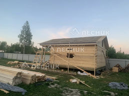 Баня 7.5х6 из бруса под ключ в г. Карабаново