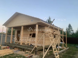 Баня 7.5х6 из бруса под ключ в г. Карабаново