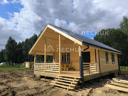 Баня 10х7 из бруса под ключ в д. Станички