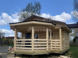 Баня 7.5х6 из бруса под ключ в г. Дно