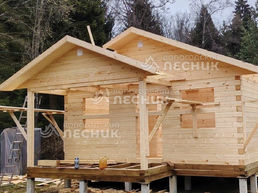 Дом 6х6 из бруса под ключ в СНТ Свет