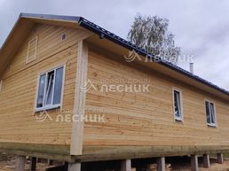 Баня 12х6 с террасой 4х3 из бруса под ключ в д. Таболово