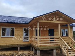 Баня 12х6 с террасой 4х3 из бруса под ключ в д. Таболово