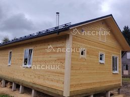 Баня 12х6 с террасой 4х3 из бруса под ключ в д. Таболово