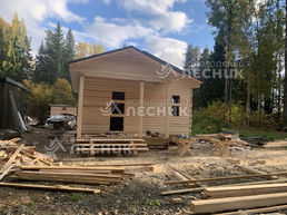 Дом 9х6 из бруса под усадку в Карельская деревня