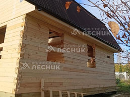 Дом 8х6 из бруса под ключ в Волжа