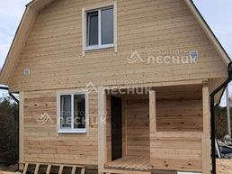 Дом 8х6 из бруса под ключ в Волжа